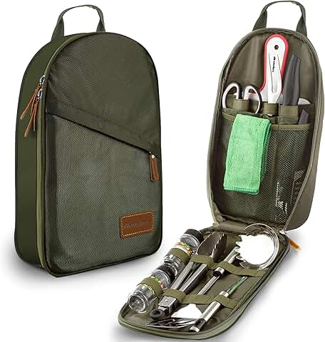 Portable Camp Kitchen Utensil Set for Travel and Camping