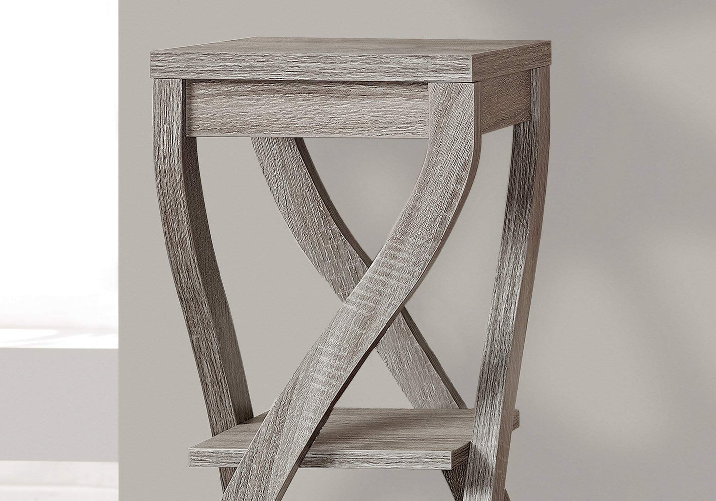 Dark Taupe Accent Table, 32"