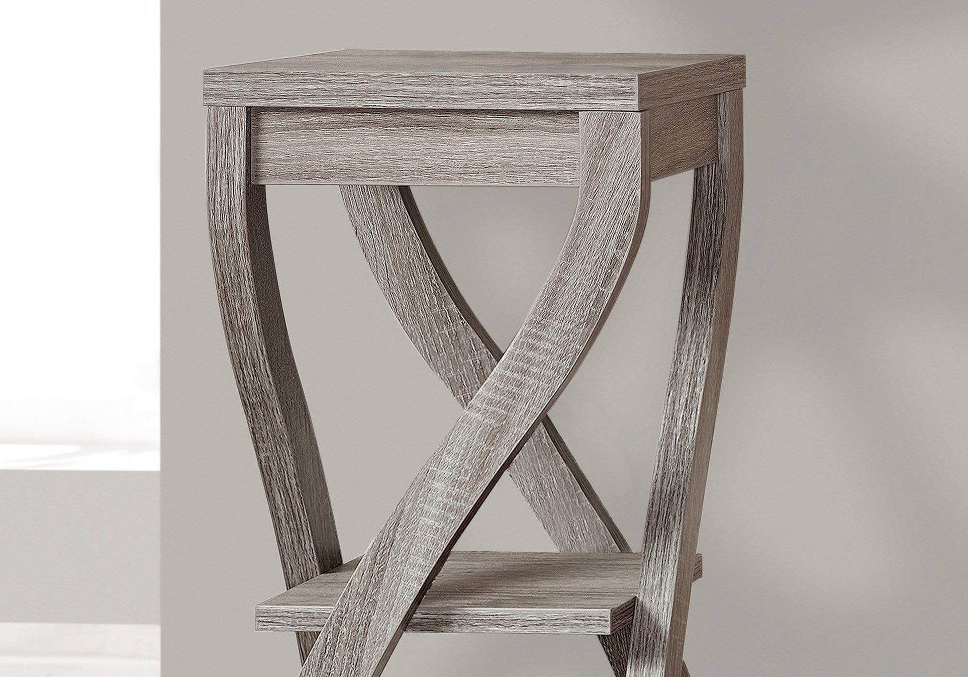 Dark Taupe Accent Table, 32"