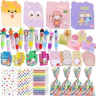 12 Kids Birthday Goodie Bags with Notebooks and Pens