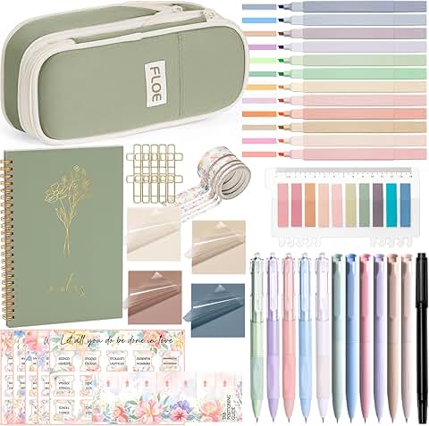 Bible Study Supplies Kit with Highlighters and Pens
