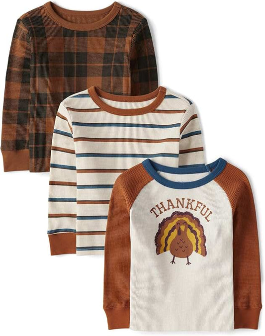 Baby Boys' Long Sleeve Shirts Pack