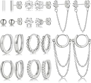 Small Gold Plated Hoop Earrings for Women
