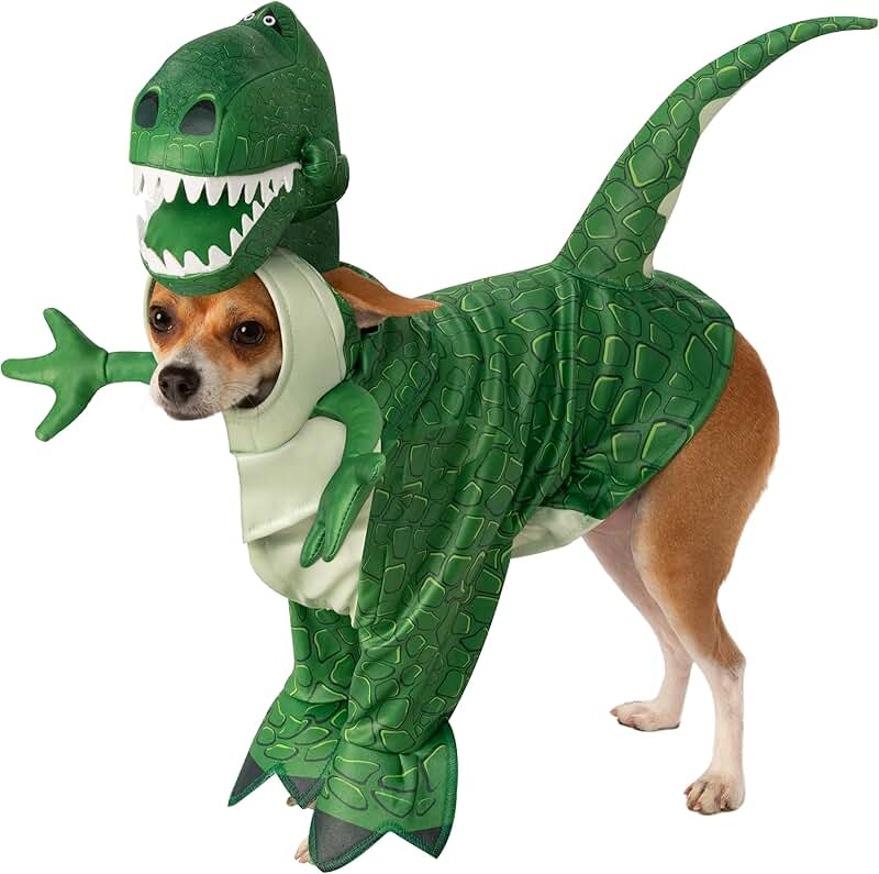 Toy Story Rex Pet Costume for Dogs or Cats, Small