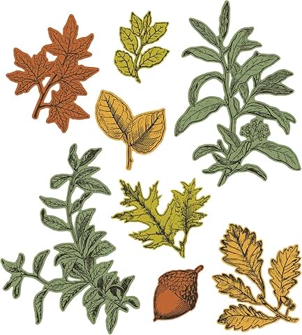 A5 Clear Stamps and Framelits for Forever Leaves