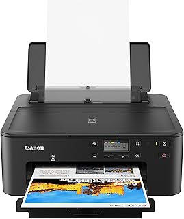 Wireless single-function printer with mobile printing in black