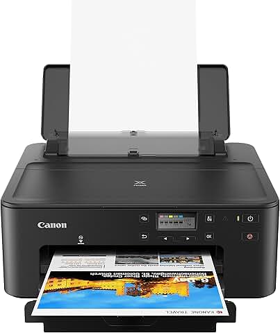 Wireless single-function printer with mobile printing in black