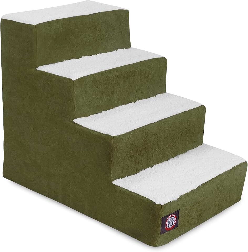 Soft Sherpa Pet Stairs for Dogs and Cats