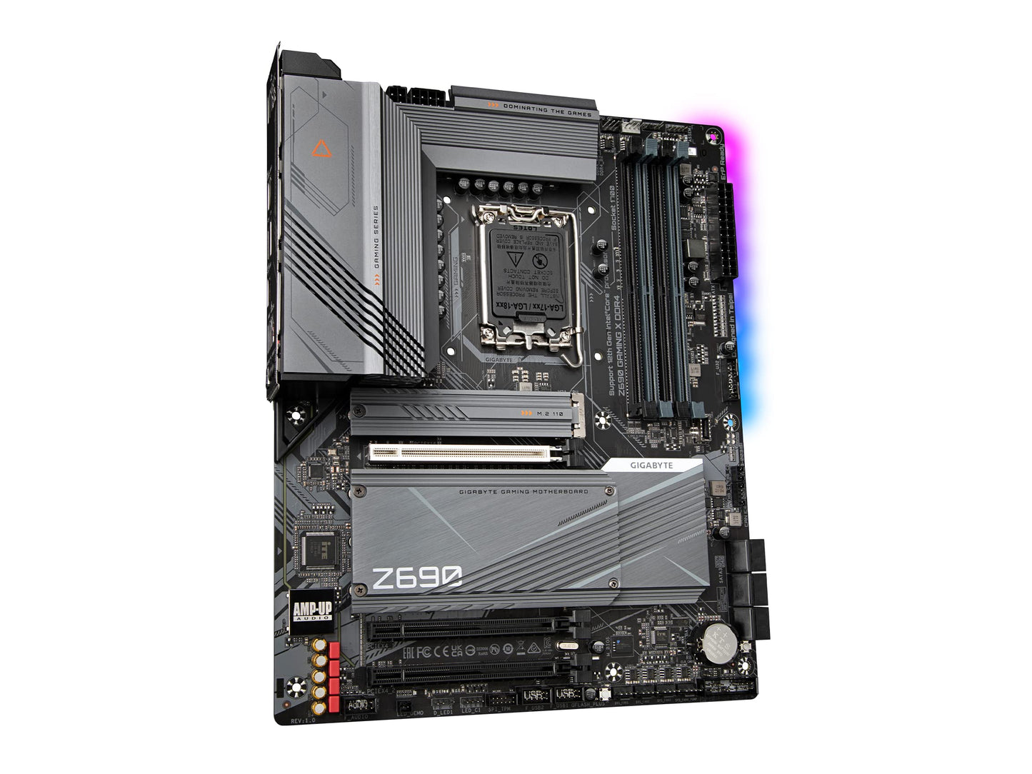 Z690 Gaming X DDR4 (LGA 1700/ Intel Z690/ ATX/ DDR4/ Quad M.2/ PCIe 5.0/ USB 3.2 Gen2X2 Type-C/ 2.5GbE LAN/Gaming Motherboard)