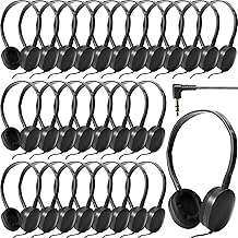 30 Pack Wired Adjustable On-Ear Headphones for Kids