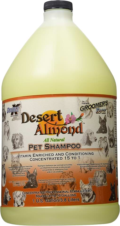 Desert Almond Shampoo for Groomers, 1 Gallon
