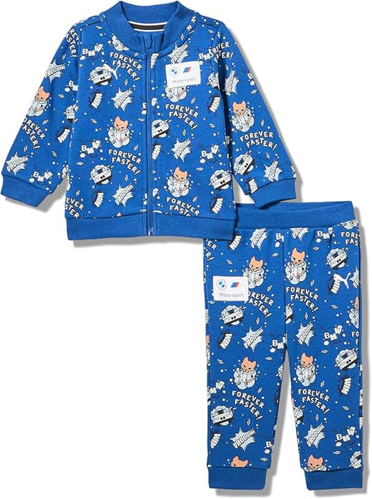 Unisex Baby Motorsport Sweatshirt and Pants Set