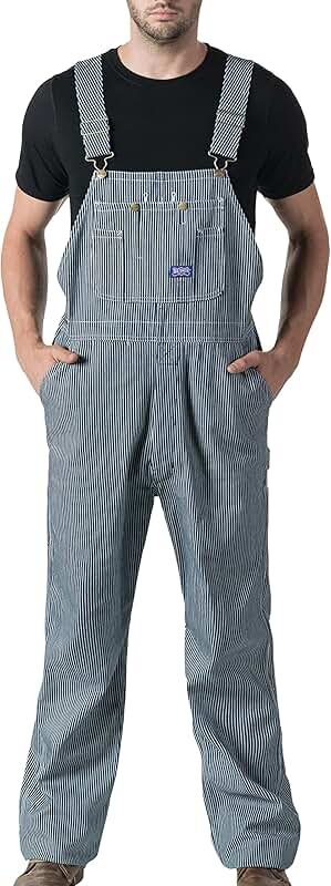 Men's Hickory Stripe Bib Overall
