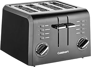 4-Slice Compact Plastic Toaster