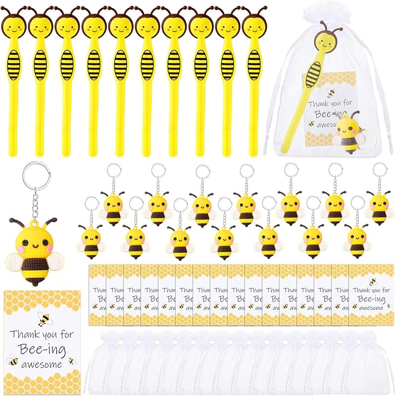 15 Employee Appreciation Gift Set with Pens, Keychains, Cards, and Bags