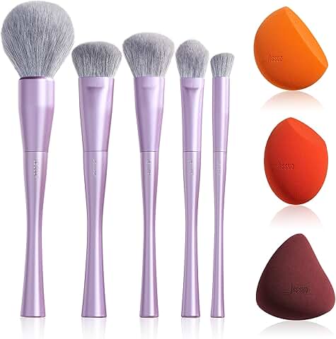 Face Makeup Brush Set with Sponge