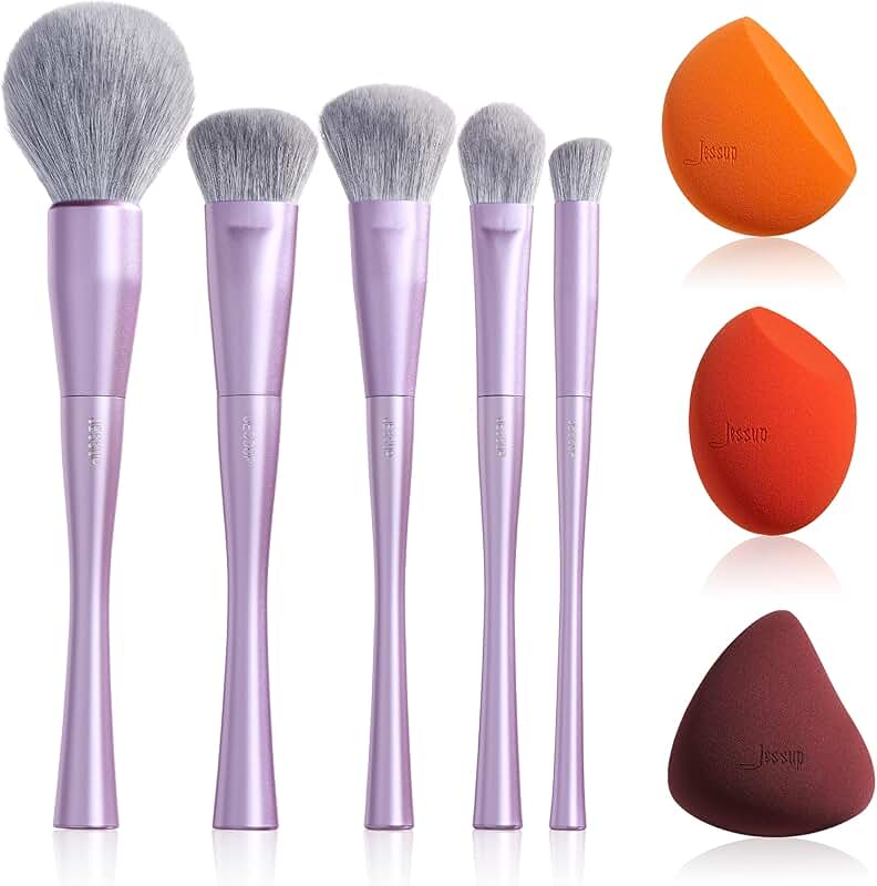 Face Makeup Brush Set with Sponge