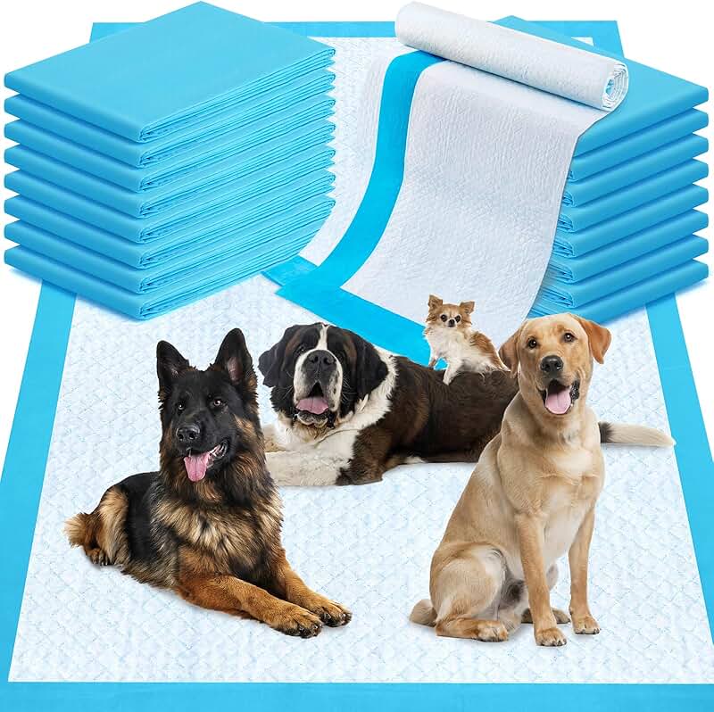 Large Disposable Dog and Puppy Training Pads (100)
