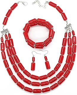 Handmade Multi-Layer Acrylic Bead Jewelry Set
