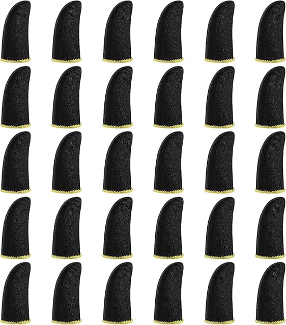 30 Pcs Breathable Finger Sleeves for Gaming