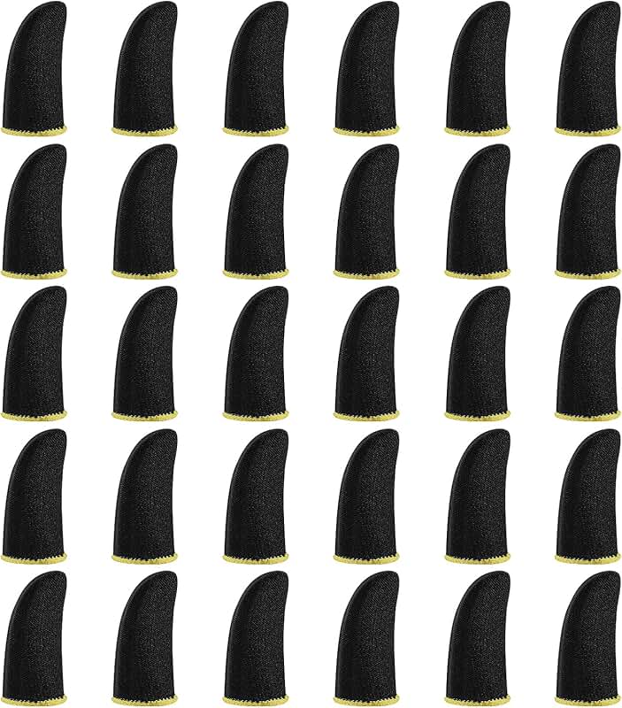 30 Pcs Breathable Finger Sleeves for Gaming