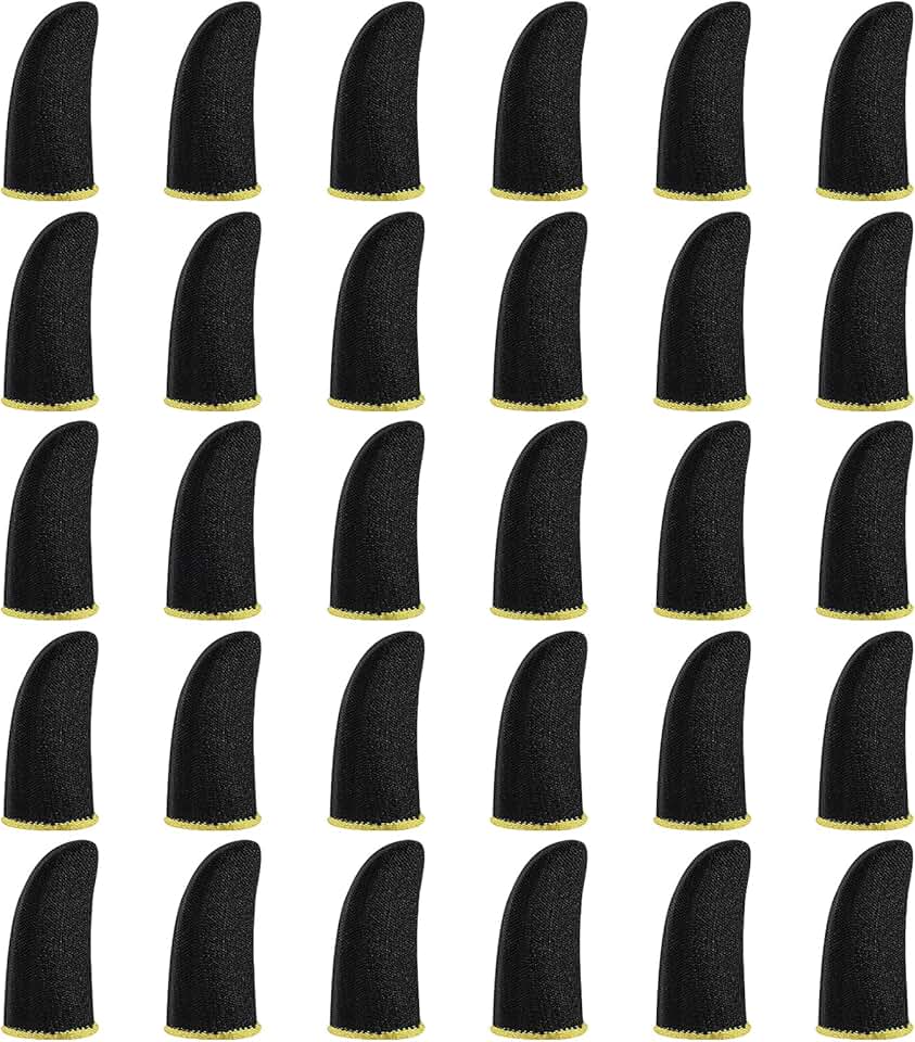 30 Pcs Breathable Finger Sleeves for Gaming