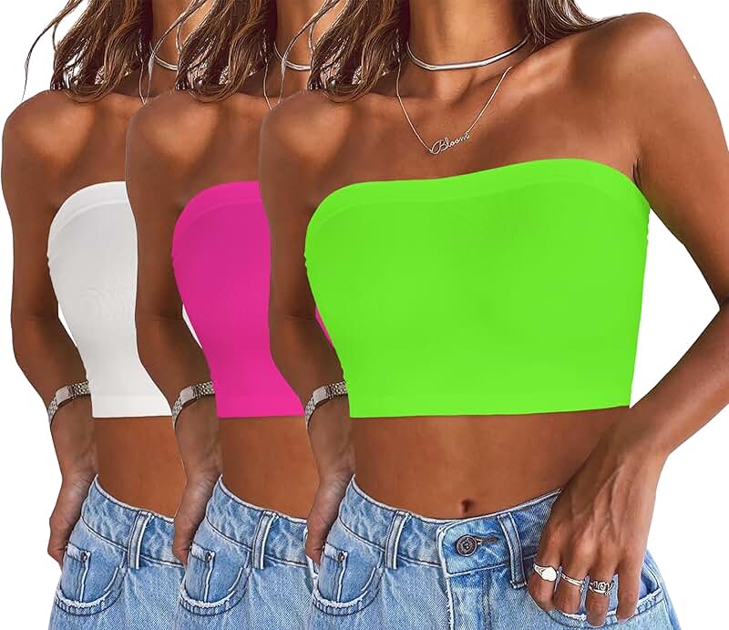 Women's Summer Strapless Tube Top