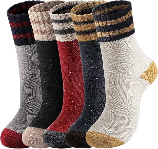 Comfortable Warm Wool Socks for Women