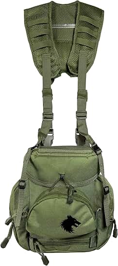 Green Binocular Chest Pack for Men and Women