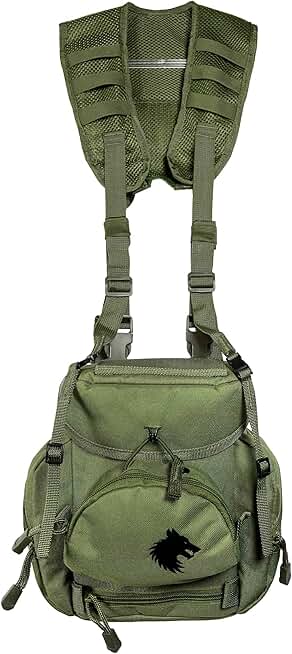 Green Binocular Chest Pack for Men and Women