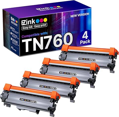 Black toner cartridge for Brother printers