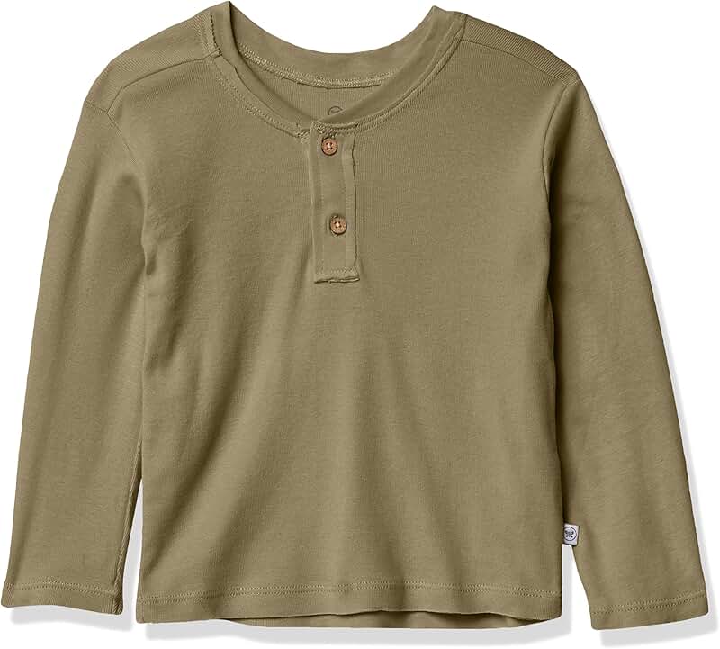 Long Sleeve Organic Cotton Henley for Infants