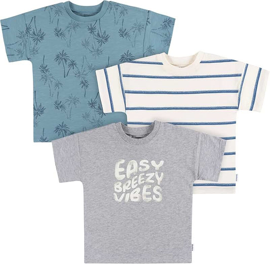Baby Boys' 3-Pack Short Sleeve Pocket Tees