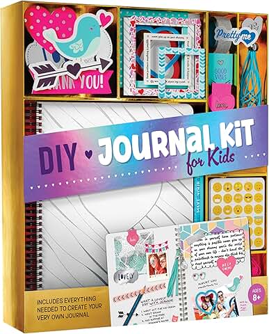 DIY Journal Kit for Girls, Fun Art & Crafts Set