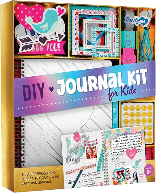 DIY Journal Kit for Girls, Fun Art & Crafts Set