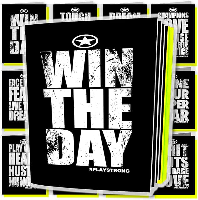 Set of 12 Motivational Sports Note Cards