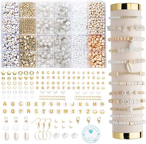 Natural Stone Beads Jewelry Making Kit for DIY Crafts