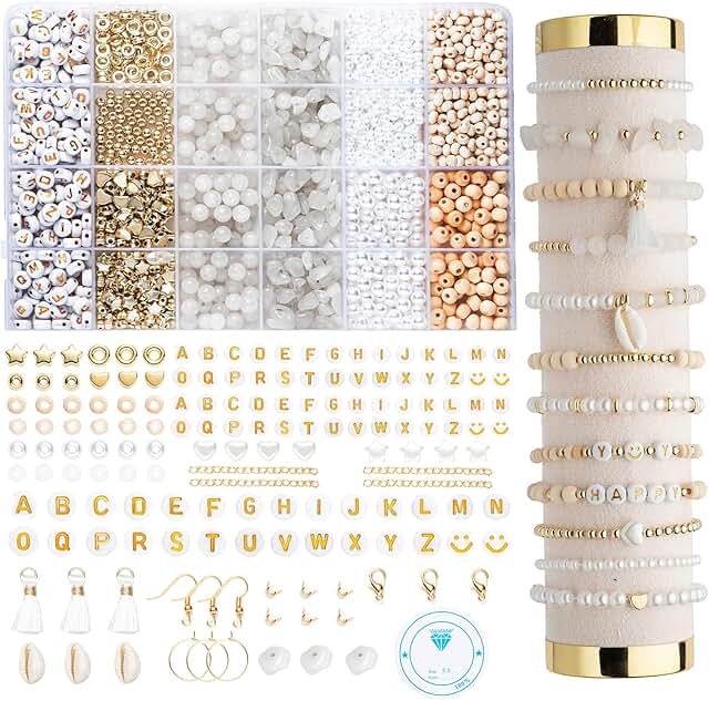 Natural Stone Beads Jewelry Making Kit for DIY Crafts