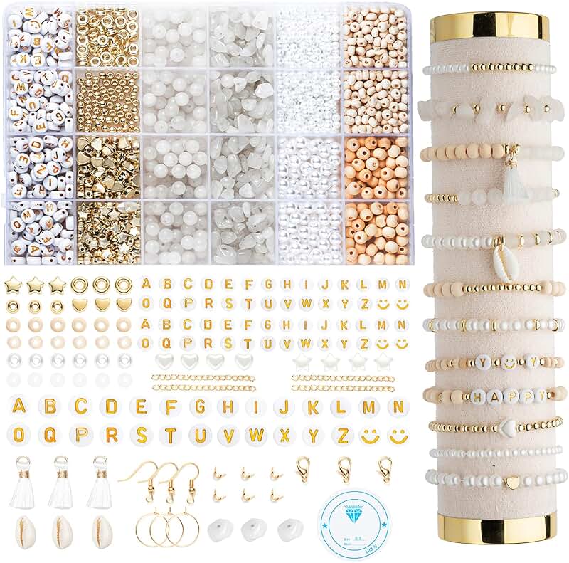 Natural Stone Beads Jewelry Making Kit for DIY Crafts
