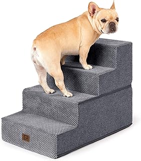 Dog stairs for high beds, 4 steps, non-slip, indoor