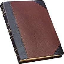 Large Print Red Letter Bible with Leather Cover