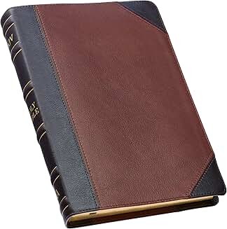 Large Print Red Letter Bible with Leather Cover