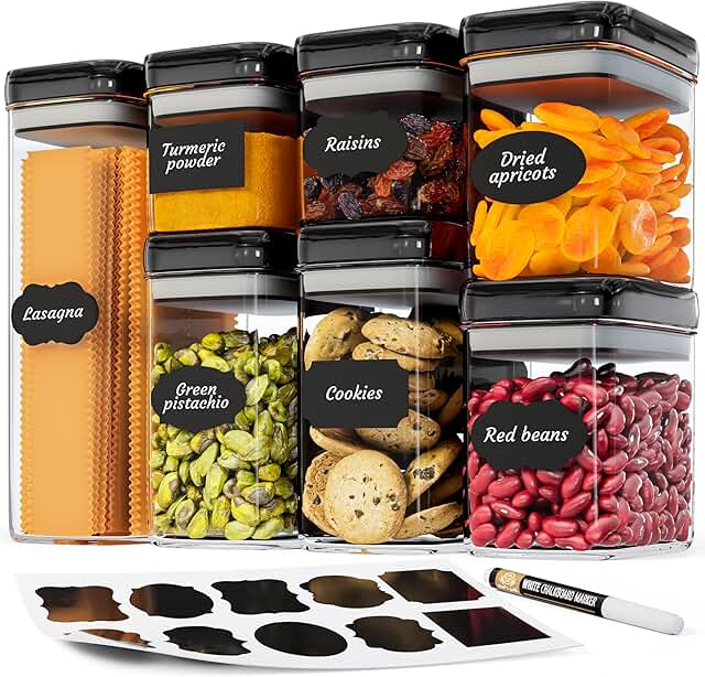 7-Piece Airtight Food Storage Container Set