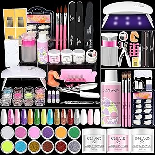 Acrylic Nail Kit for Beginners with Tips and Tools
