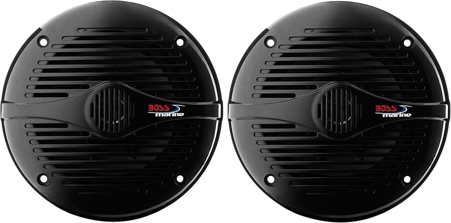 Marine 6.5 Inch Weatherproof Speakers, 200W Pair