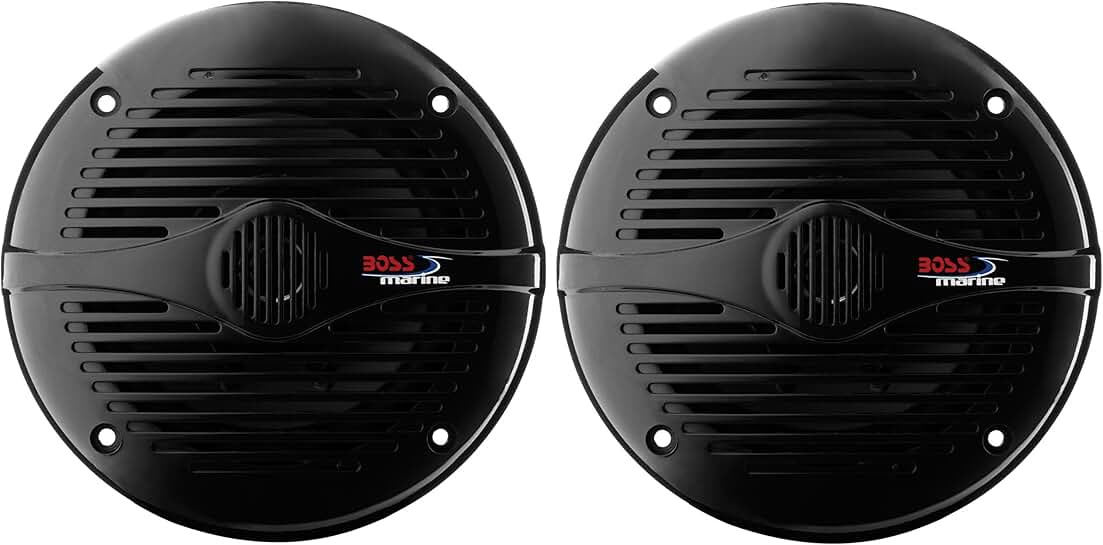 Marine 6.5 Inch Weatherproof Speakers, 200W Pair