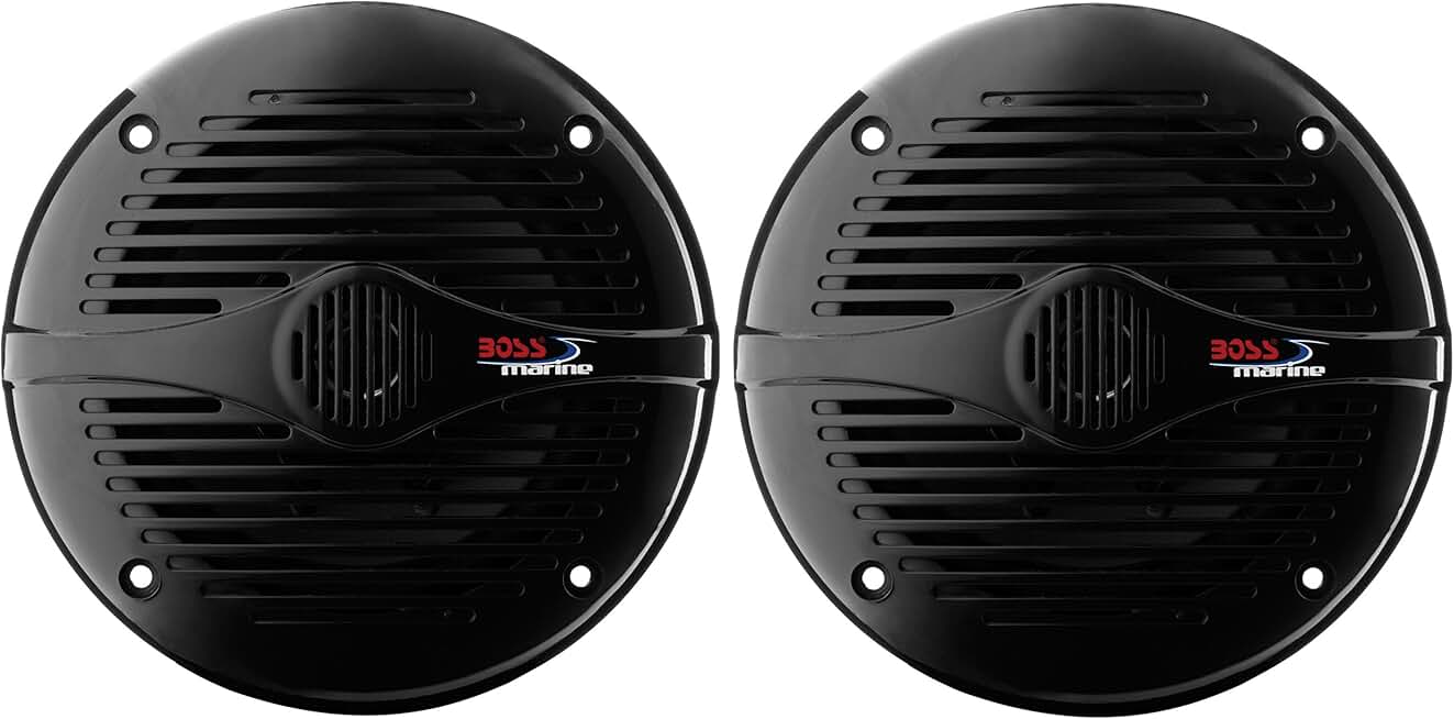 Marine 6.5 Inch Weatherproof Speakers, 200W Pair