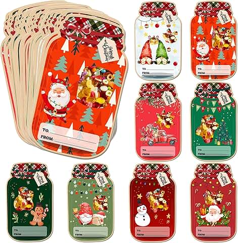 50 Christmas Gift Bags and Cards for Kids