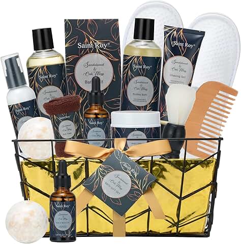 Father's Day Gift Basket with Body Wash and Beard Kit