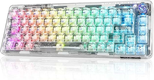 Transparent 60% Mechanical Keyboard with RGB Backlight
